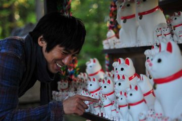 高橋光臣さんと豪徳寺