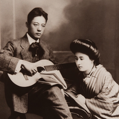 写真館の記念写真