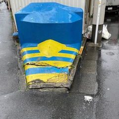 街中の「あおくんときいろちゃん」