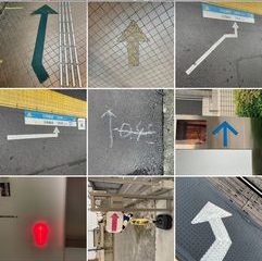 直進！右へ！左へ！斜め右！…無言の指図